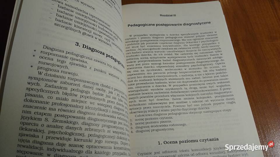 Pedagogiczna diagnoza specyficznych trudności w