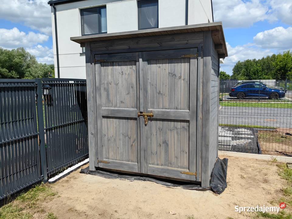 Domek narzędziowy drewniany 2 x 15m z podwójnymi Kalety sprzedam
