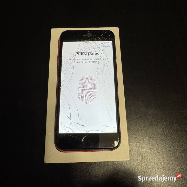 iPhone 8 64GB RED Zbita szyba przódtył Pudełko Warszawa