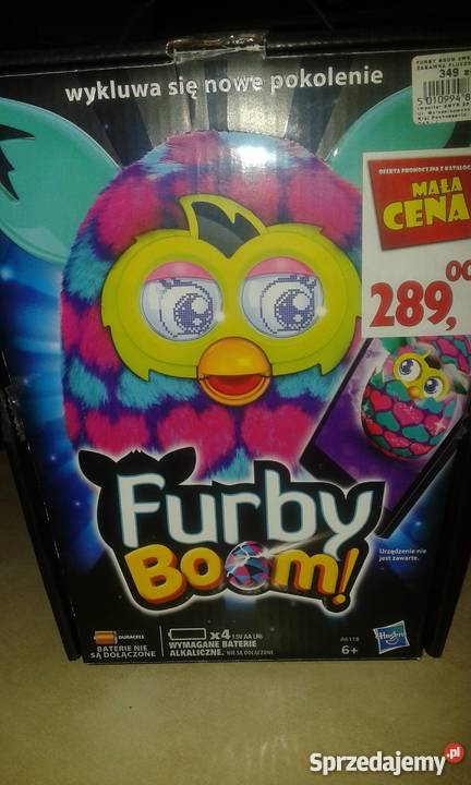 Furby Boomw różowoniebieskie serduszka Gwarancja Tkanina  Warszawa