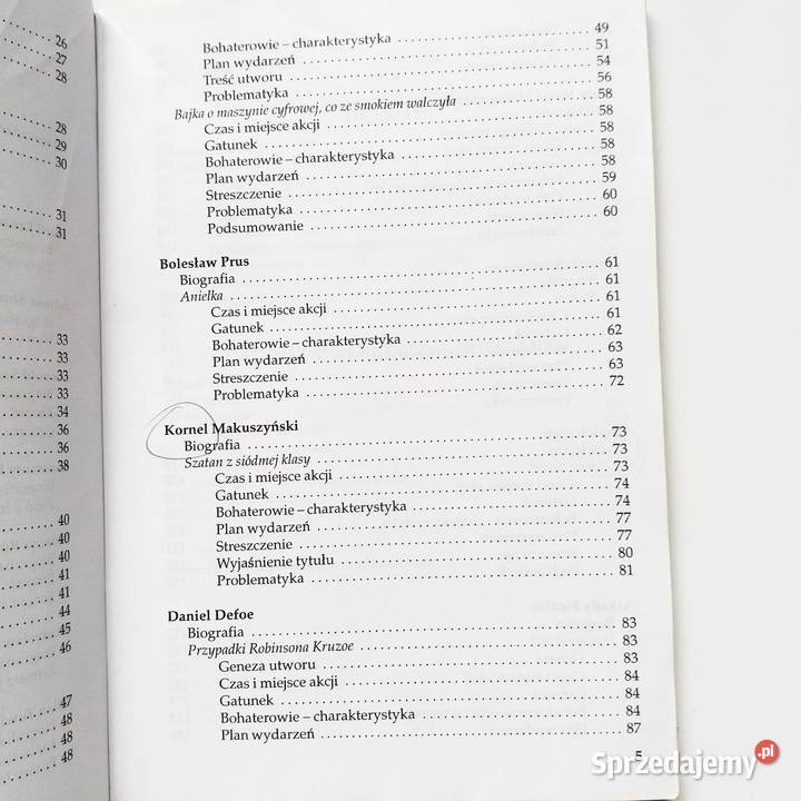 Bogumiła Wojnar 6 klasa Streszczenia i analiza miękka Kultura i Rozrywka Łódź