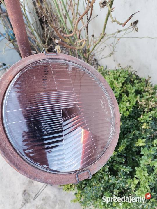 Postarzała lampa loftowa stojąca Gubin