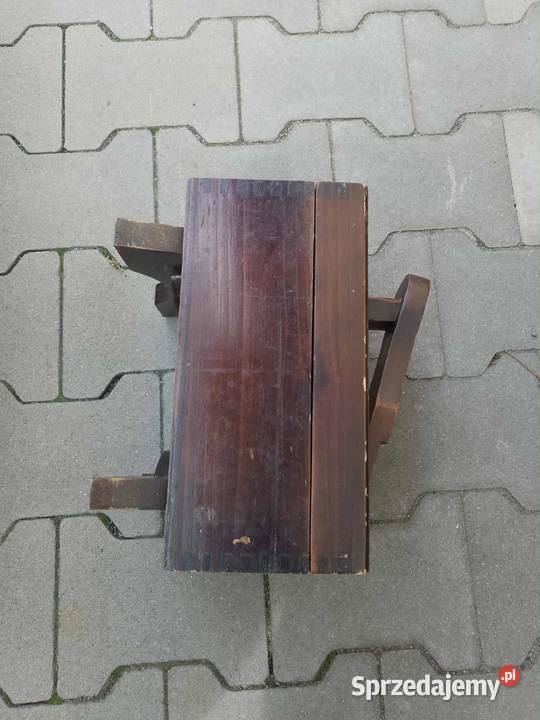 Drewniana skrzynka na akcesoria obuwnicze dolnośląskie Legnica