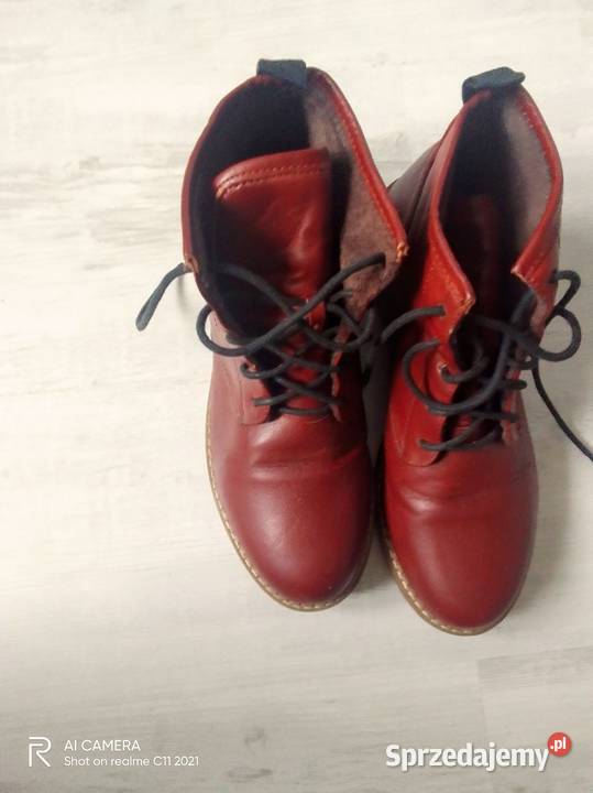 Buty ze skóry naturalnej wiązane Poznań