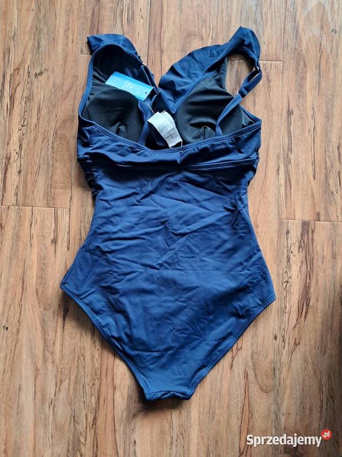 nowy jednoczęściowy granatowy strój kąpielowy Sandomierz
