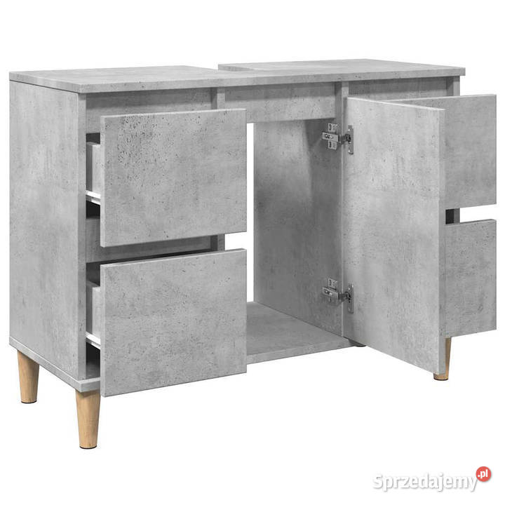 Szafka pod umywalkę szarość betonu 80x33x60 Warszawa