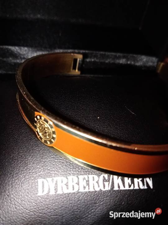 Bransoleta pozłacana DybergKern vintage pozłacane Poznań