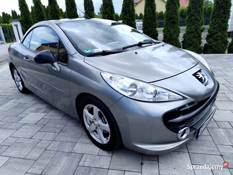 Peugeoy 207 CC 16 HDI 2008 Klima Skóry Cabrio 260000km Jasło