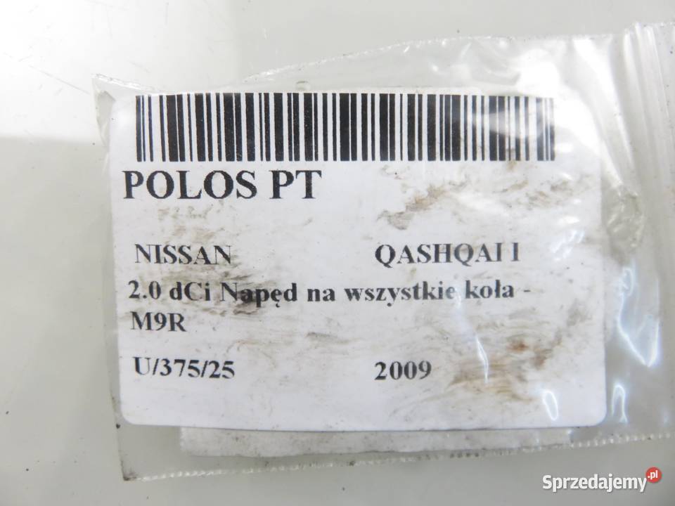 PÓŁOŚ PRAWA TYLNA NISSAN QASHQAI I 20 dCi