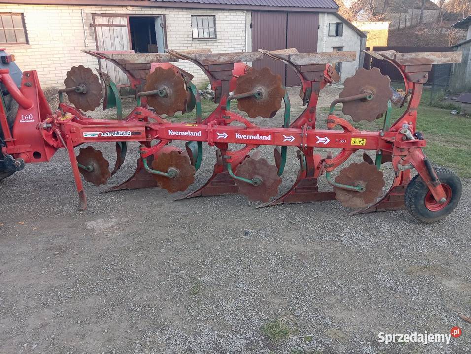 Pług obrotowy kverneland 4 skibowy 211 świętokrzyskie Łagów