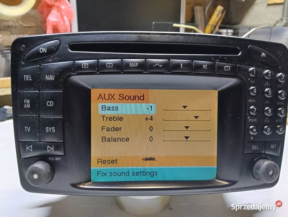 Mercedes w203 w209 radio nawigacja CD Drążdżewo Nowe sprzedam