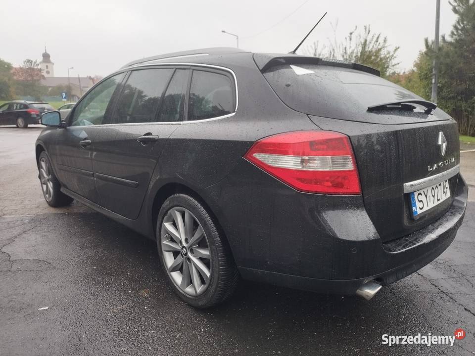 Renault Laguna 20dci 150 2008 r czarny śląskie Sośnicowice