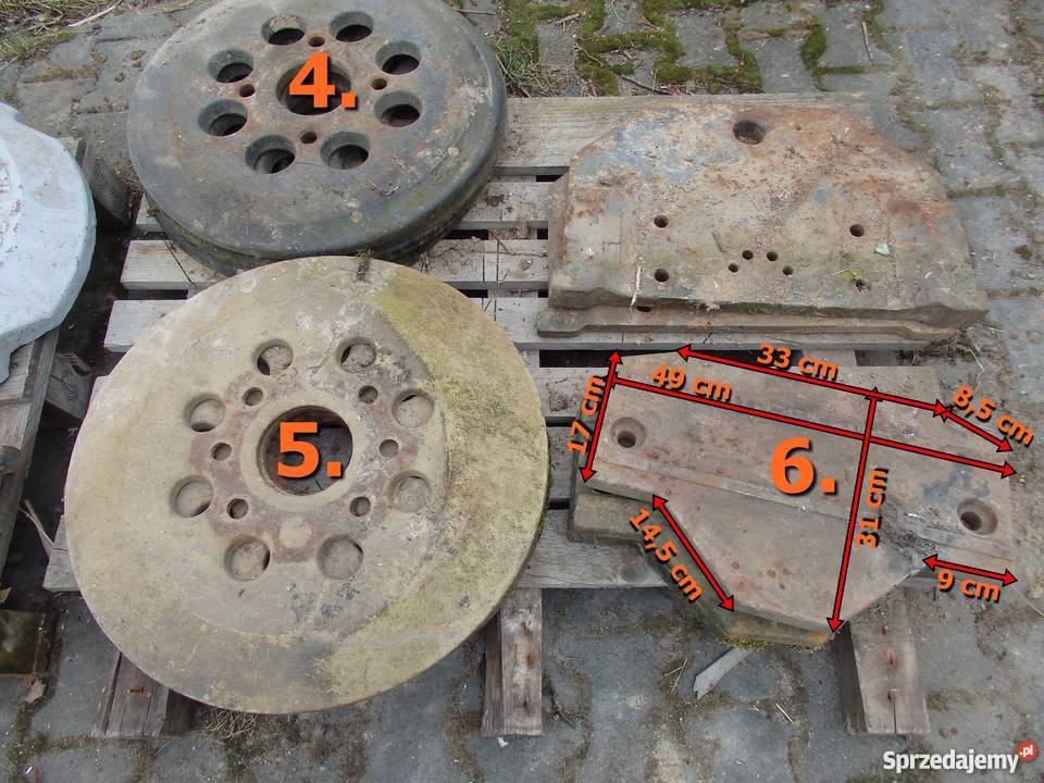 Obciążniki balast Zetor Ursus małopolskie Celiny Przesławickie sprzedam