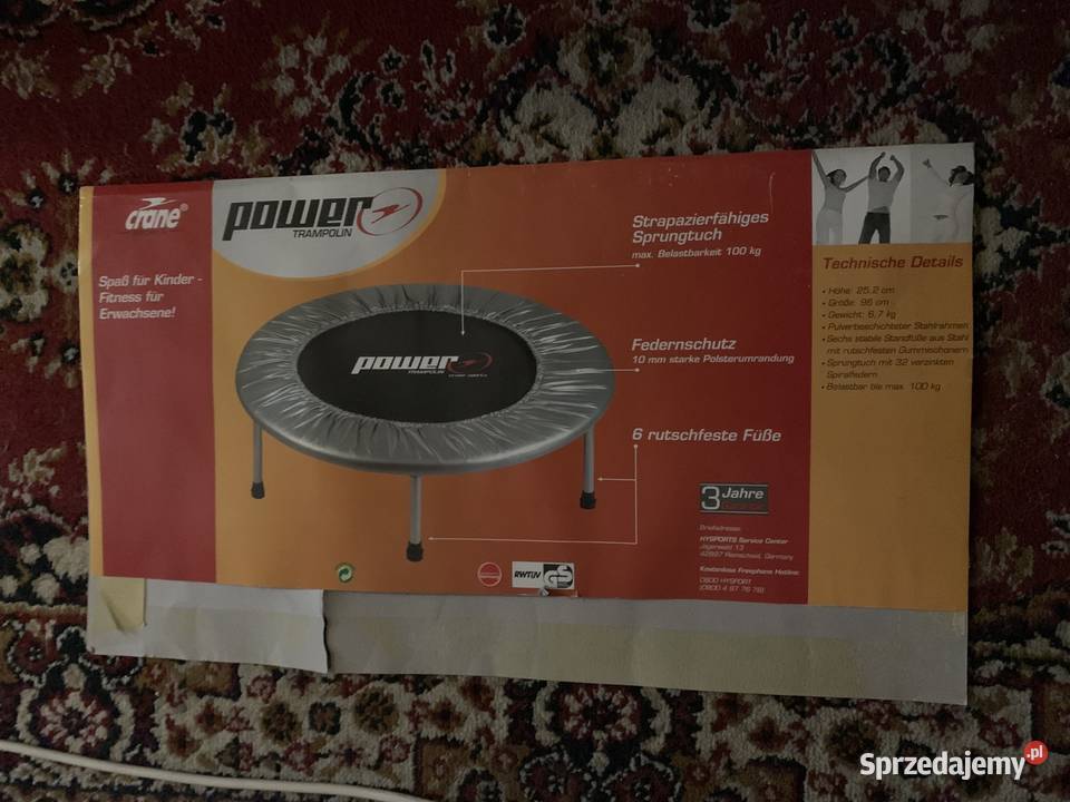 Trampolina Crane 100 Pozostałe Nisko sprzedam