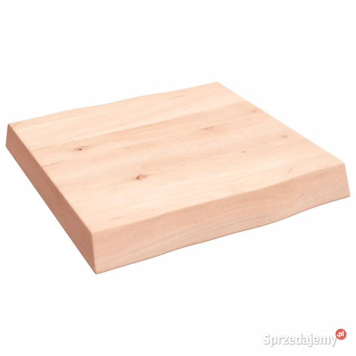 Blat stołu 40x40x26 surowy lity dąb naturalną Warszawa