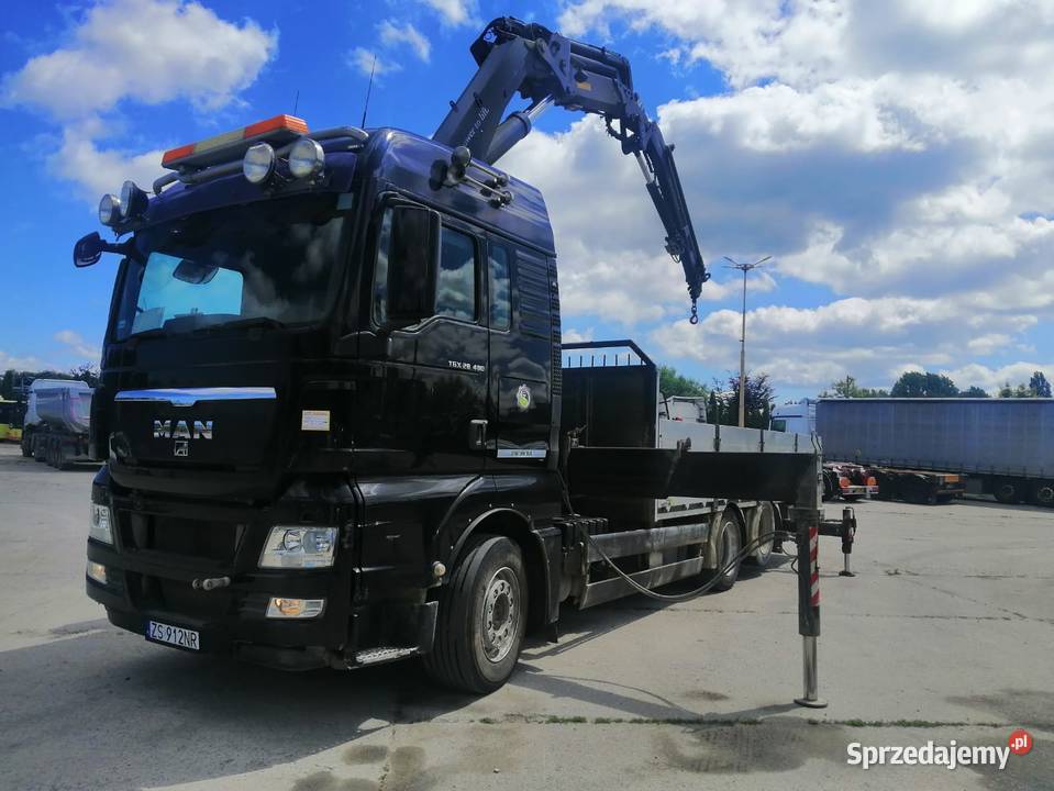 Man TGX z hdsem hmf 12 ton 6x2 2007 Dąb Polski