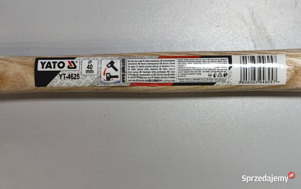 Młotek blacharski Yato bezodrzutowy 430g nowy Młotki Inczew