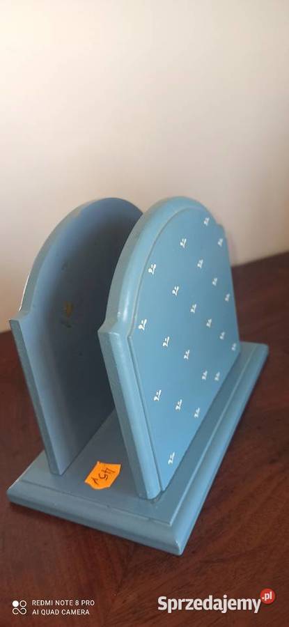 Drewniany serwetnik z gąskami Gdańsk