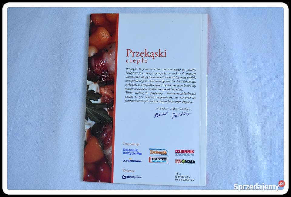 Kuchnia Polska Makłowicza i Bikonta przekąski mazowieckie Płock sprzedam