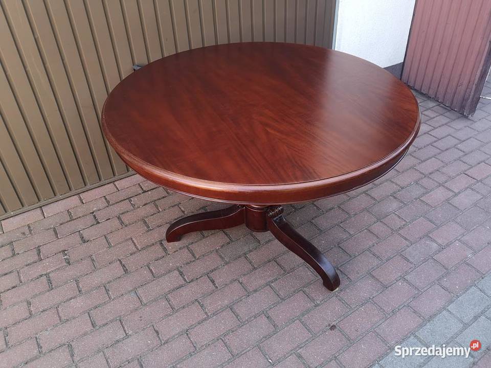 Stół Okrągły Stylowy Drewniany Stary W Stanie wielkopolskie Swarzędz