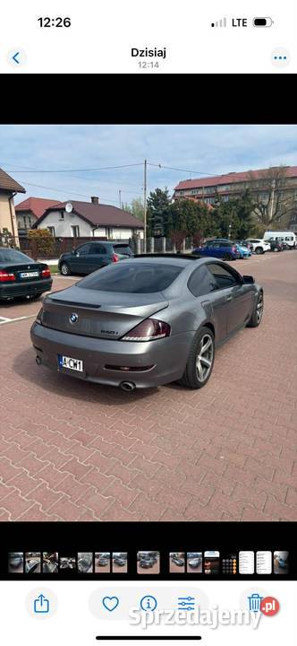 BMW 650i manualna skrzynia biegów panorama 4800cm3 mazowieckie Mińsk Mazowiecki