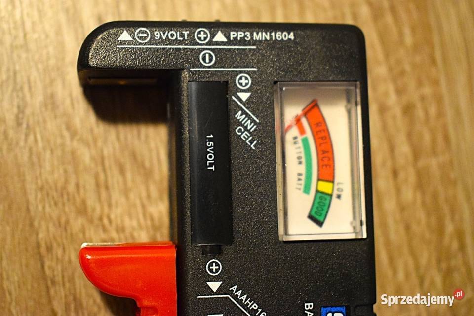 Tester Miernik Baterii AAA AA R3 R6 9V 15V Pozostałe Chełmno