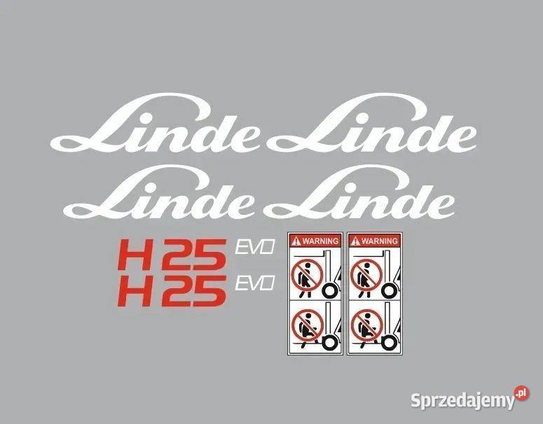 Naklejki oklejenie naklejka LINDE H25 EVO