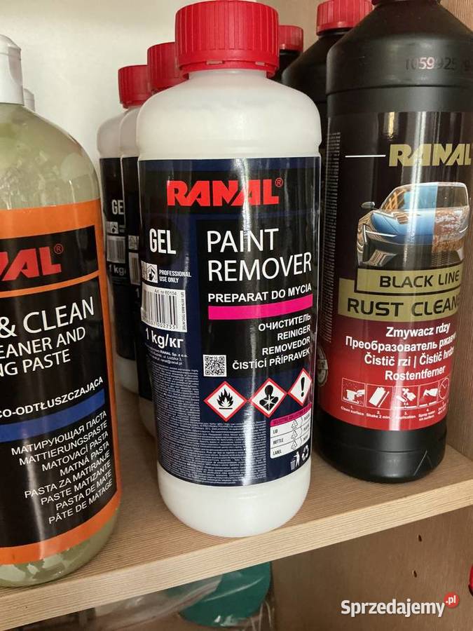 Żel do zmywania powłok lakierniczych 1L Pabianice
