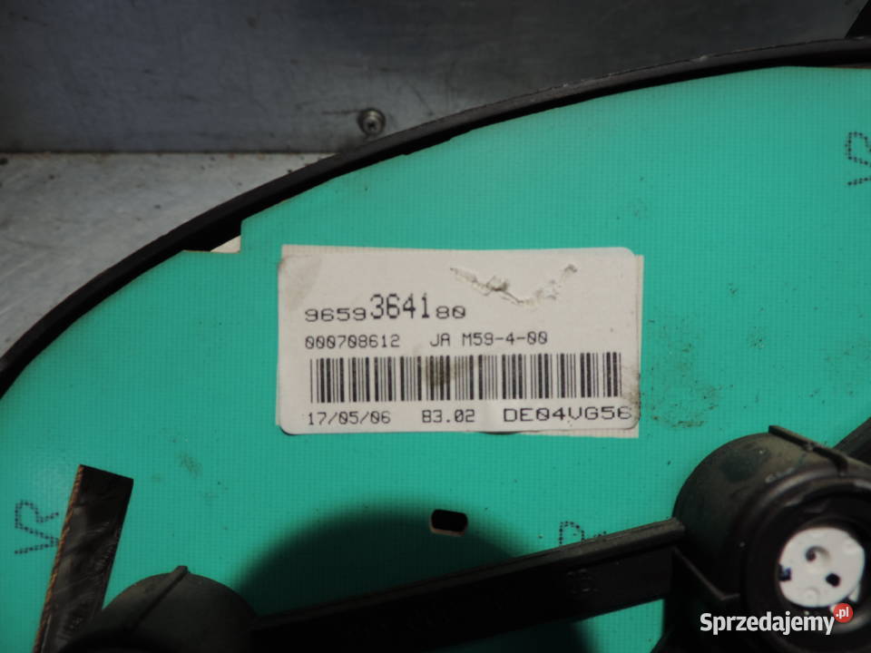 CITROEN BERLINGO I 16 HDI LICZNIK ZEGARY Rok produkcji 2005 małopolskie Nowy Sącz sprzedam