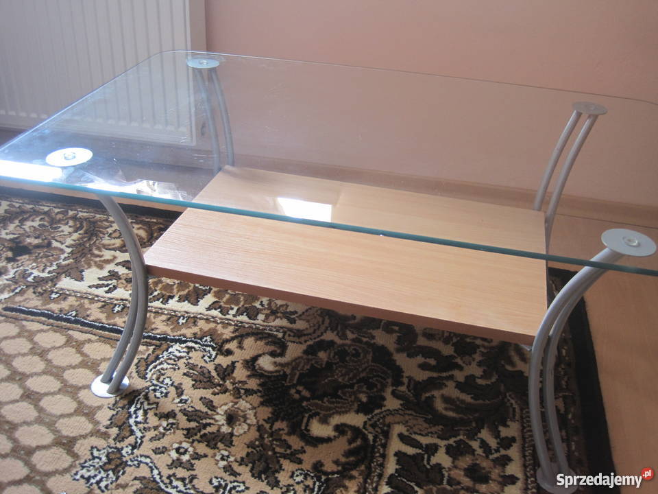 Stolik stol szklany lawa szklana 44cm Zielona Góra sprzedam