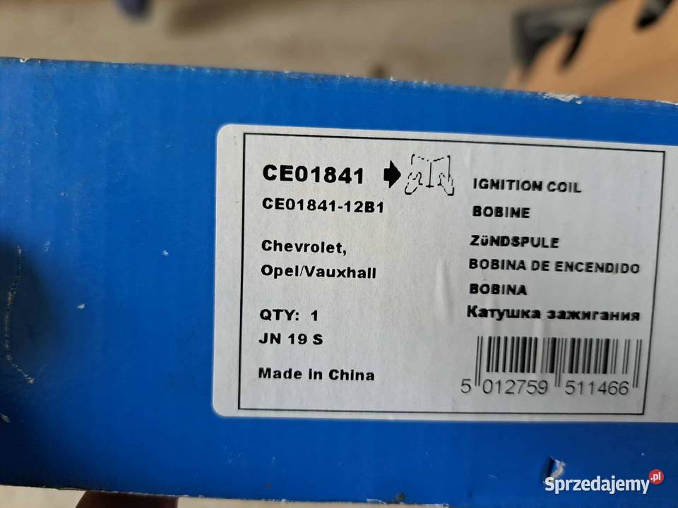 Cewka zapłonowa opel 16 podkarpackie Maleniska