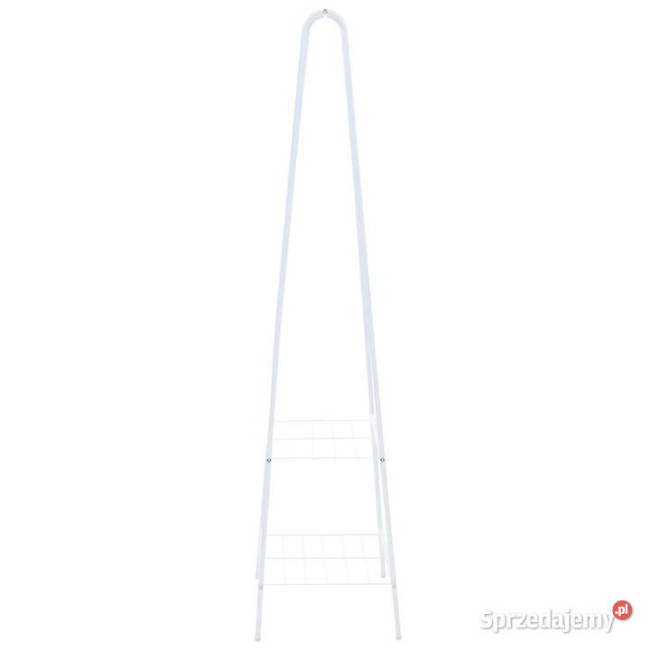 Wieszak na ubrania 59 x 35 x 150 biały WM246725 Warszawa sprzedam