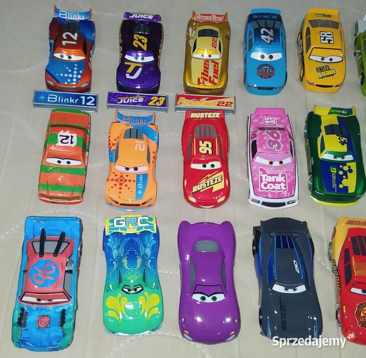 Disney Pixar Cars Auta Mattel 55 sztuk Gdańsk