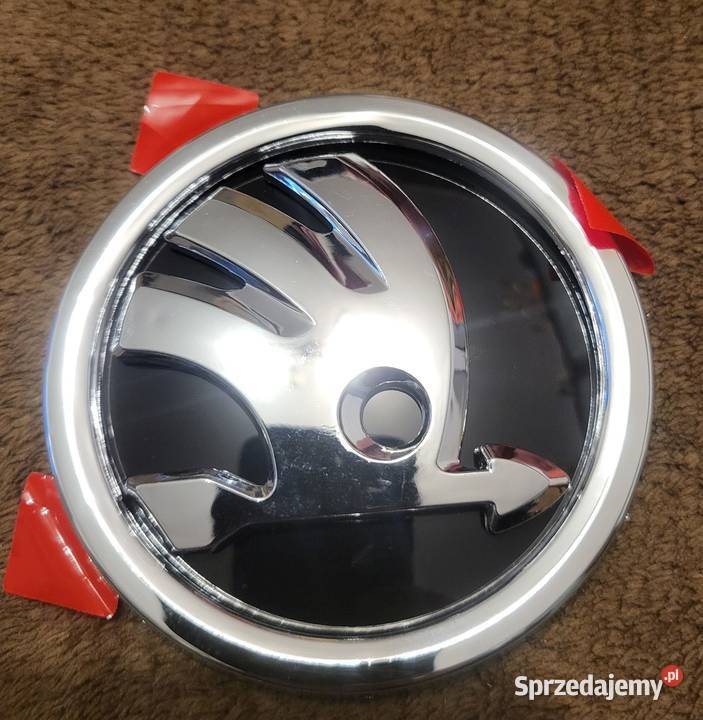 Klasyczne logo Skoda komplet przód tył sprzedam