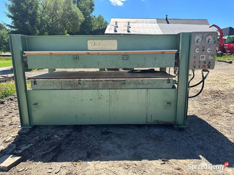 Prasa półkowa hydrauliczna do klejonki z bocznym Wejherowo