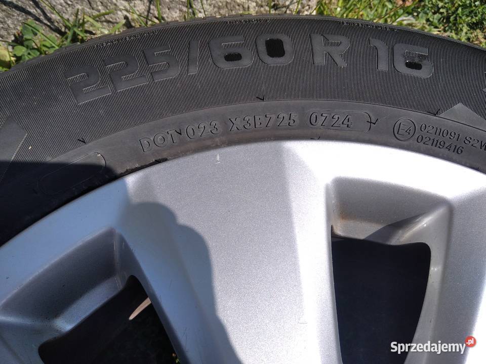 Komplet kół 16 Audi orginalne felgi Nowe opony Lublin