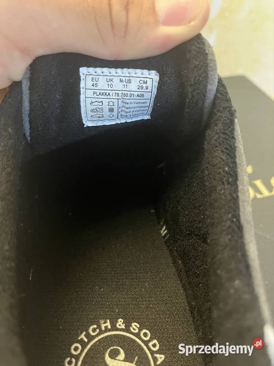 Scotch Soda Plakka nowe 45 czarne sneakersy Warszawa