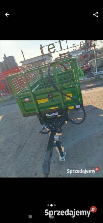 PRZYCZEPA JEDNOOSIOWA FIRMY SELMAR nieuszkodzony