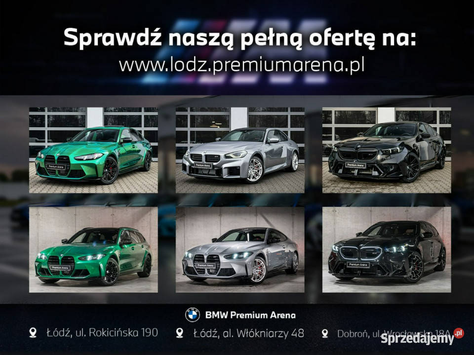 BMW M3 BMW M3 Competition M xDrive Sedan podgrzewane fotele Łódź