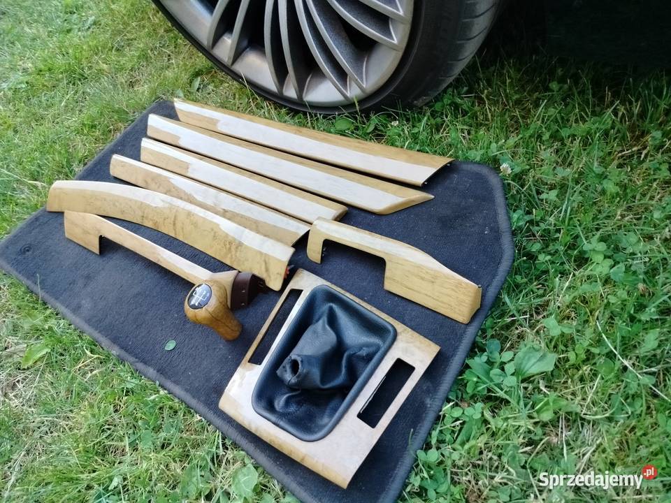 Bmw e46 dekory drewno oryginał komplet Aleksandrów Łódzki