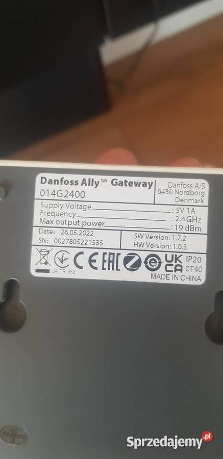 Bramka wifi internetowa 7 termostatow Danfoss