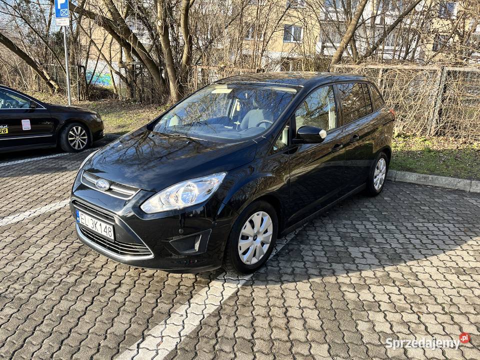 Ford Grand C 16 TDCi 2015 Salon 7miejsc ASR (kontrola trakcji) Łódź