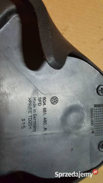 Golf VII Octavia III osłona fotela Tarnów