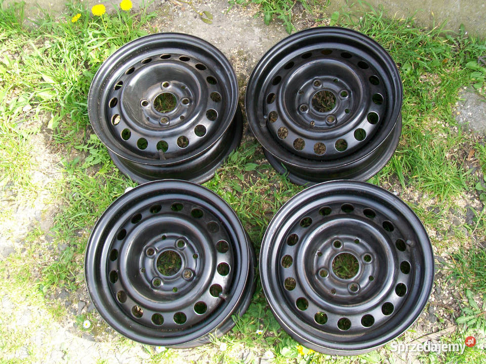 4 felgi stalowe 5 12 J13 H2 Średnica 13" Brzeg