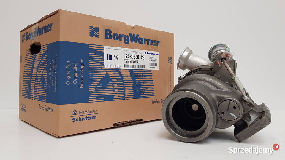 Nowa turbosprężarka BorgWarner KKK 12589880123 Siedlce
