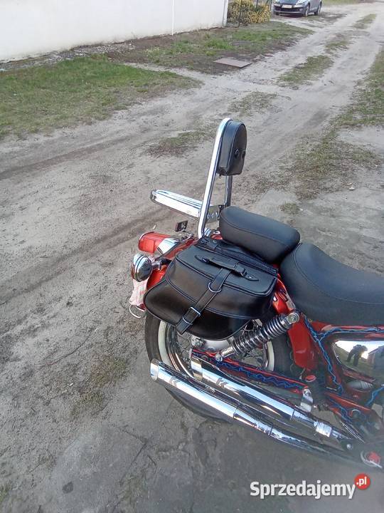 Oparcie pasażera Yamaha VIrago 125 Wieleń