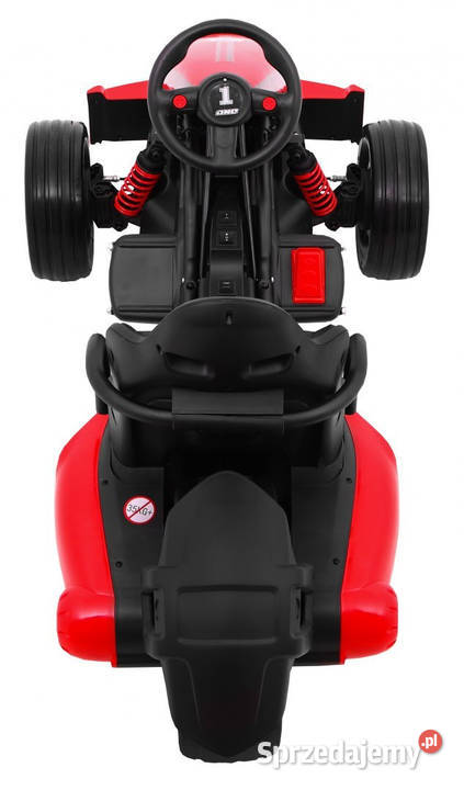Gokart na akumulator Bolid XR1 dzieci Czerwony Łopuszno