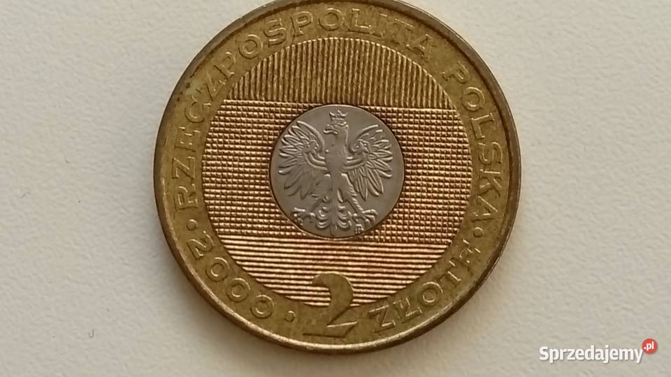 Moneta okolicznościowa 2 2000 r Przełom Mosina