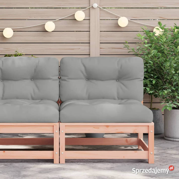Ogrodowa sofa bez podłokietników z poduszkami Warszawa