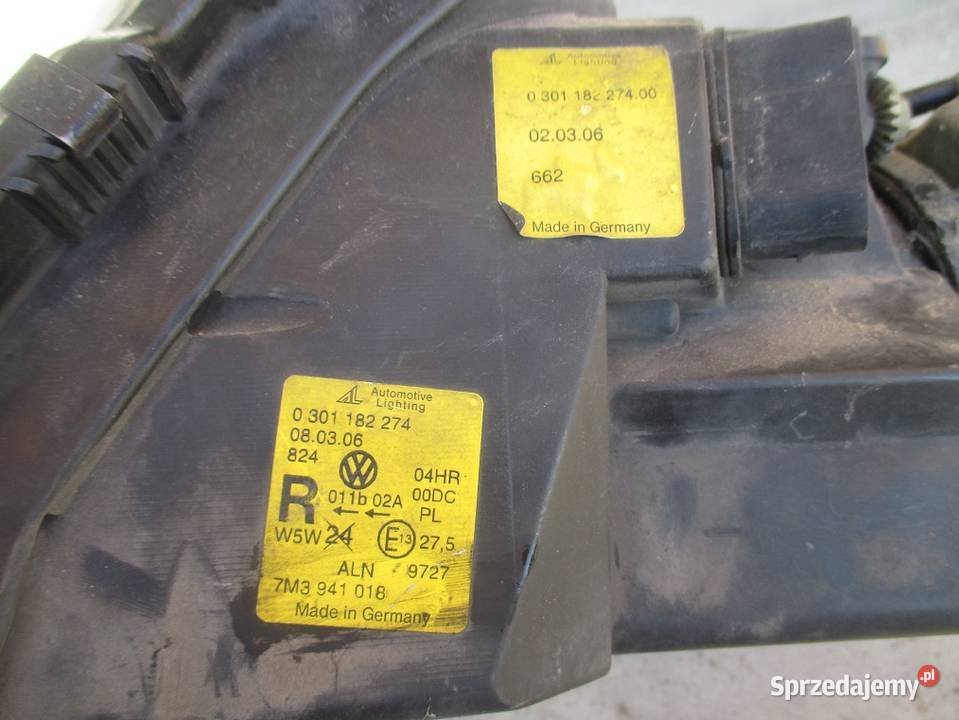 XENON SHARAN ALHAMBRA 2006R osobowe Motoryzacja Ząbkowice Śląskie